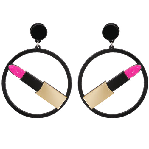 Lipstick Earrings