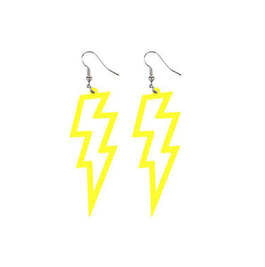 Lightening bolt earrings