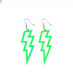 Lightening bolt earrings