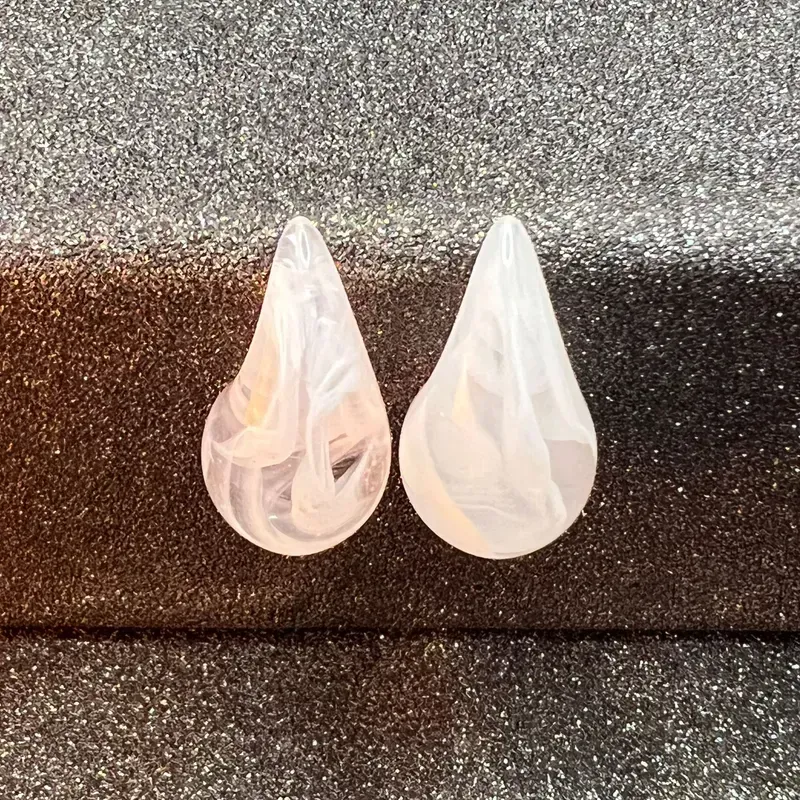 Marble Water Drop Earrings