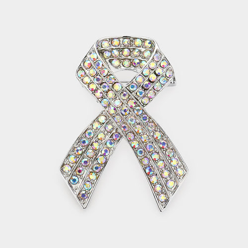 Ab Ribbon Brooch
