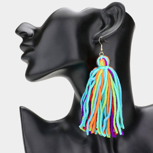 Yarn Earrings