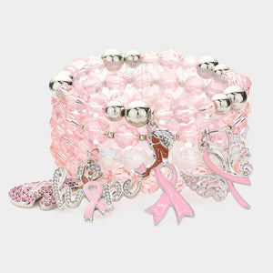 Pink Ribbon Bracelet