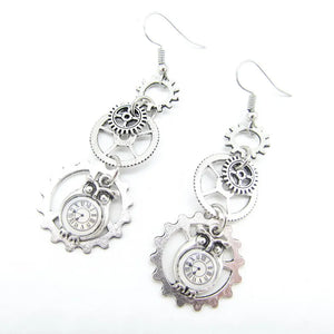 Clock Earrings