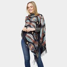 Load image into Gallery viewer, Aztec Poncho