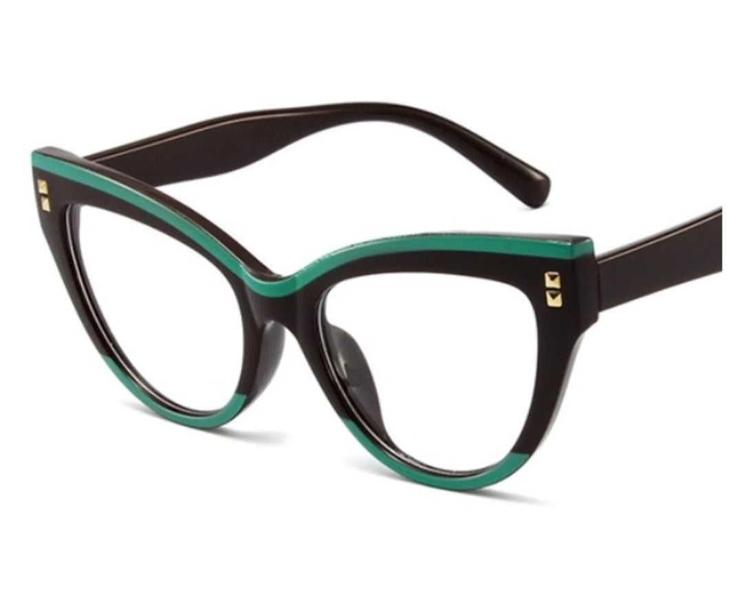 Green / Black Glasses