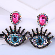 Load image into Gallery viewer, Evil Eye Earrings