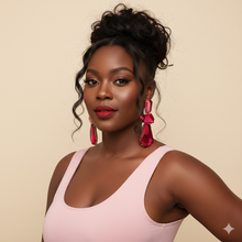 Load image into Gallery viewer, Pink Earrings