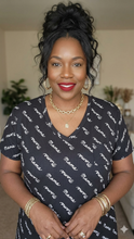 Load image into Gallery viewer, Black Mama Night Gown