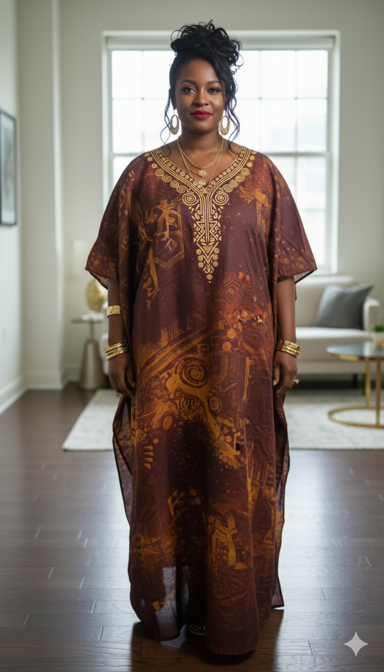 Brown Kaftan