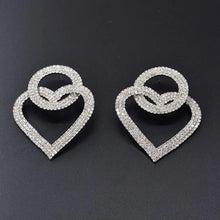 Load image into Gallery viewer, Pink Heart Earrings