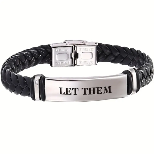 Let Them Stainless Steel Bracelet