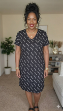 Load image into Gallery viewer, Black Mama Night Gown