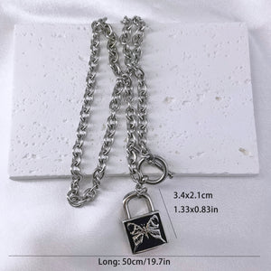 Stainless Steel Butterfly Necklace