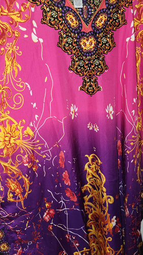 Pink/ Purple Kaftan