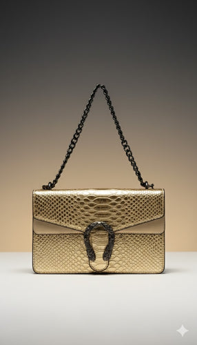 Gold GG Inspired Purse
