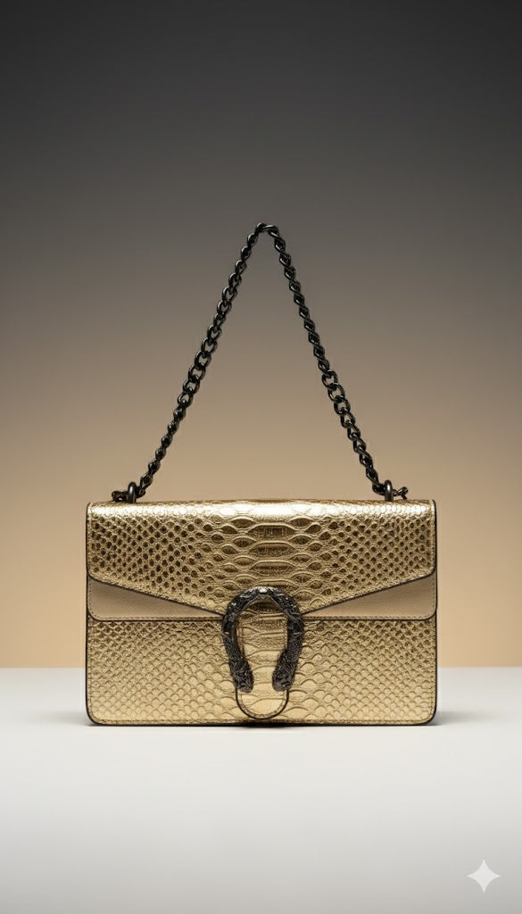 Gold GG Inspired Purse