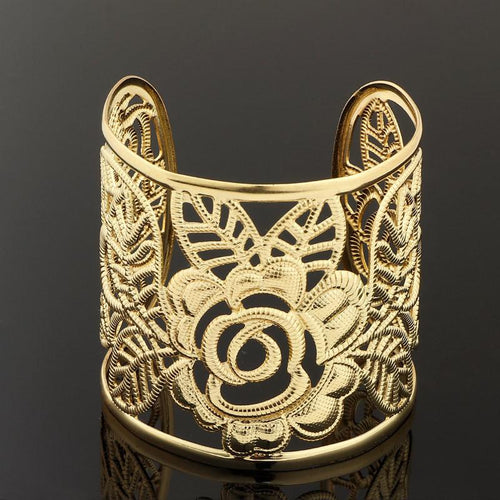 Rose Cuff Bracelet