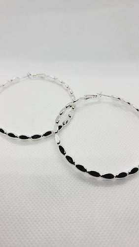 Silver Hoops Earrings