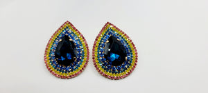 Blue Earrings