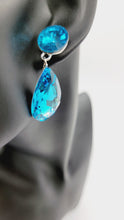 Load image into Gallery viewer, Blue Earrings