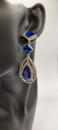 Blue earrings
