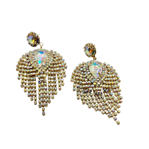 Gold Ab Earrings