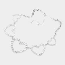Load image into Gallery viewer, Heart Necklace Set