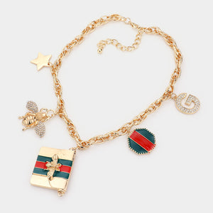G  Bee Necklace & Bracelet