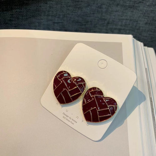 Burgundy Hearts