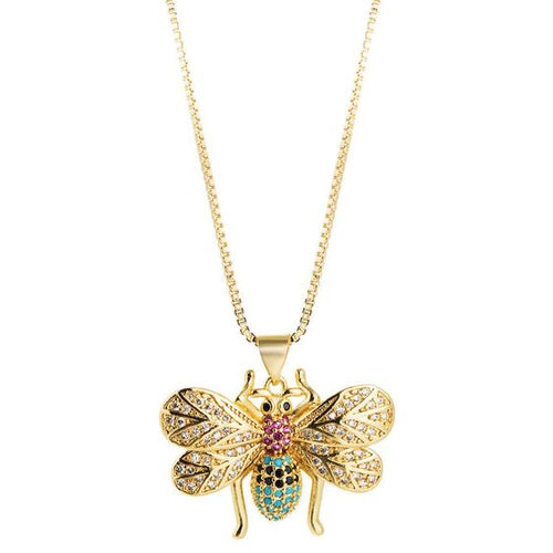 Golden Bee Necklace