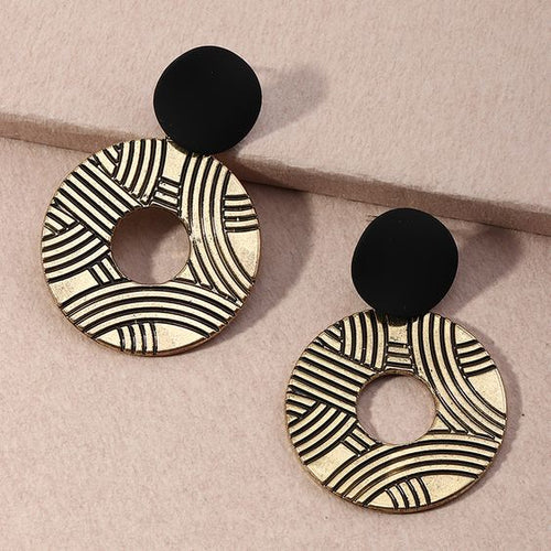 Double Gold Earrings