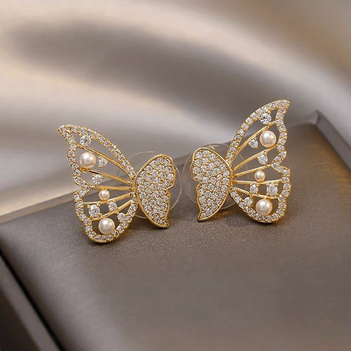 Broken Wing Butterfly Earrings