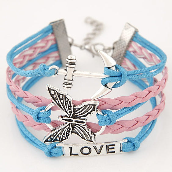 Love & Butterfly Bracelet