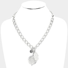 Load image into Gallery viewer, Silver Evil Eye Necklace