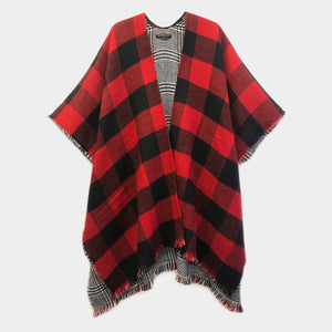 Checkered Poncho